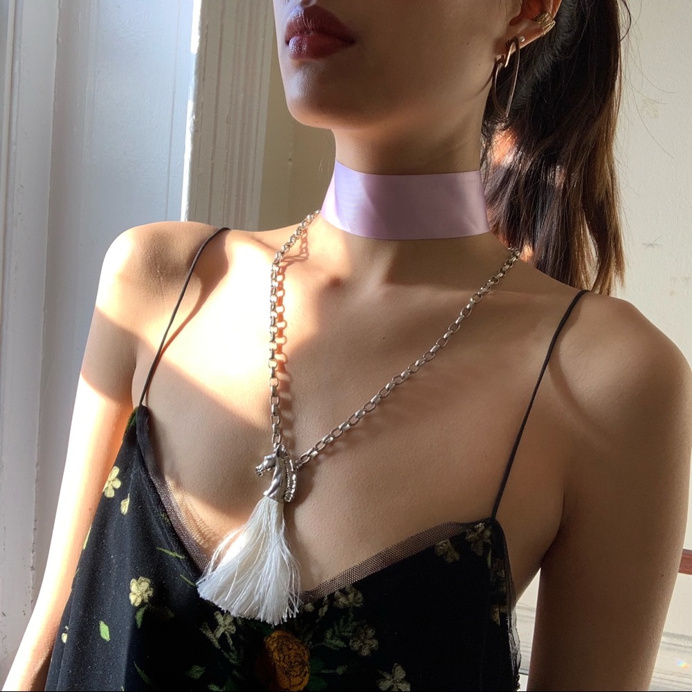 Horse head pendent with tassel🦄